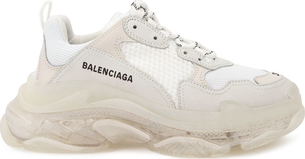 Balenciaga White Triple S Sneakers