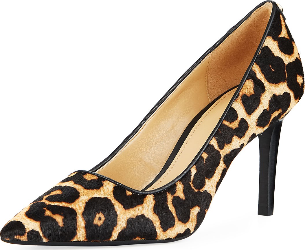 MICHAEL MICHAEL KORS Dorothy Flex Leopard-Print Pumps