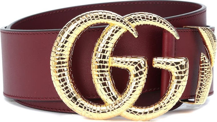 Gucci GG leather belt