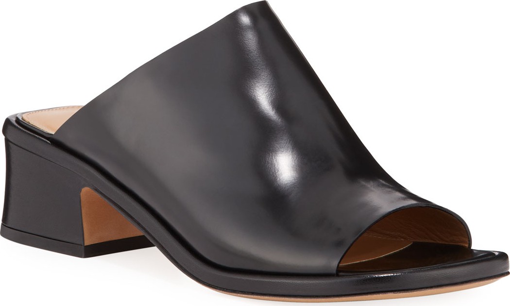 Dries Van Noten Smooth Calf 45mm Mules