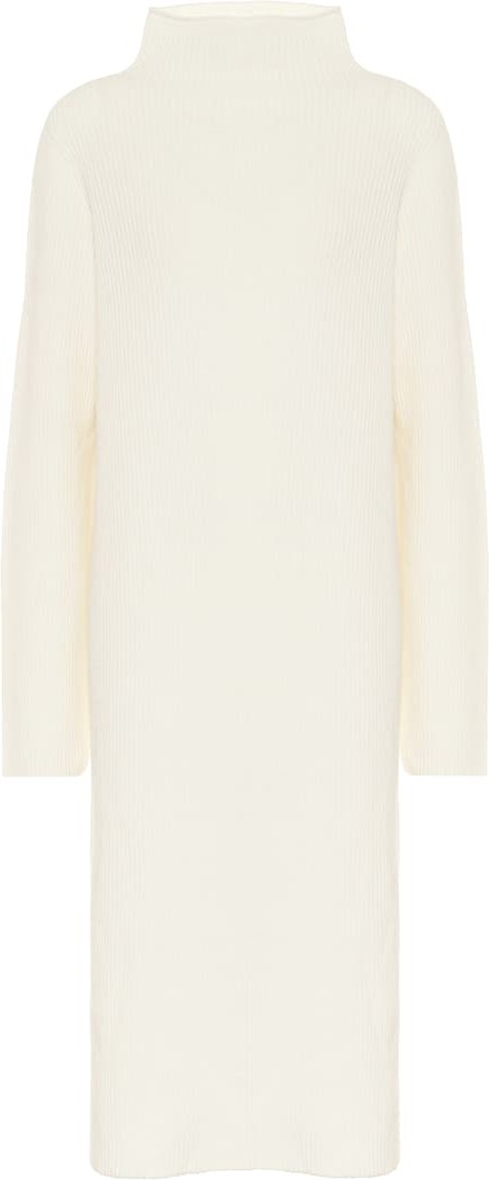 THE ROW Moa wool and cashmere midi dress