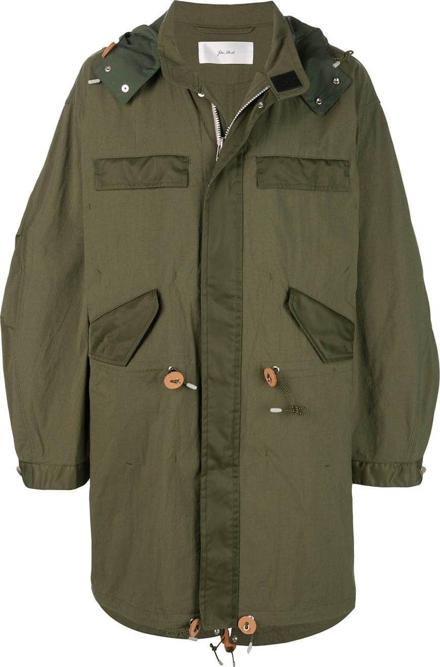 Julien David washed nylon Parka