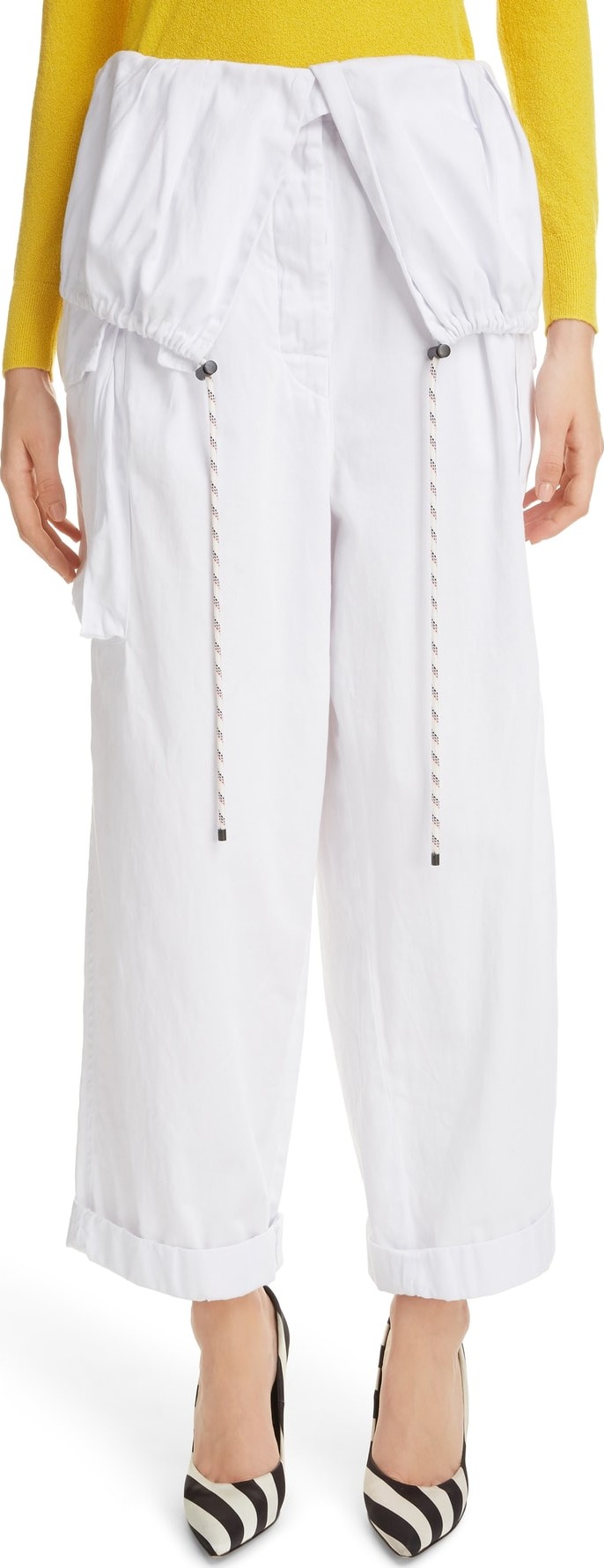 Dries Van Noten Pavel Cotton Ankle Cargo Pants