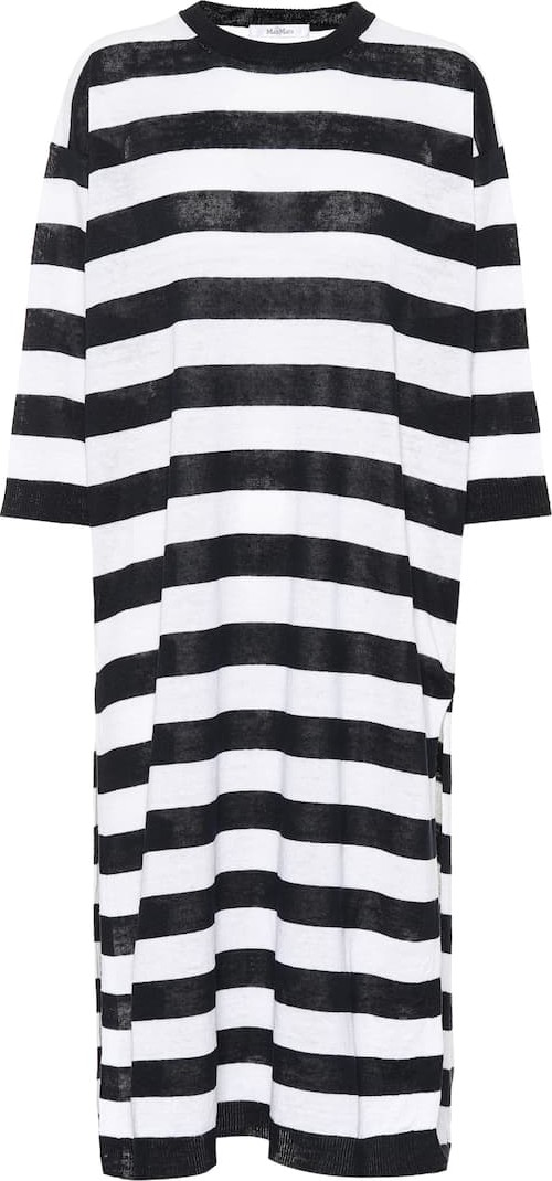 Max Mara Rampur striped linen dress