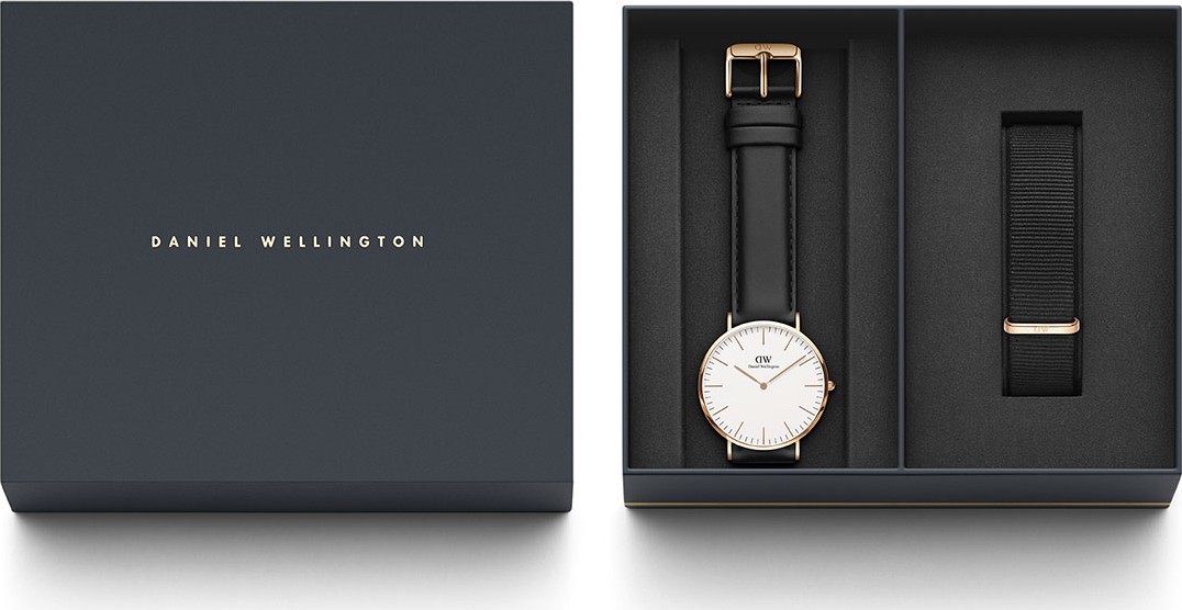 Daniel Wellington 40mm Classic Sheffield Watch Gift Set