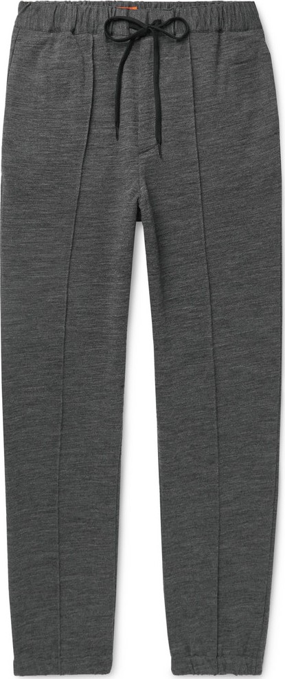 Barena Tapered Wool-Blend Jersey Sweatpants