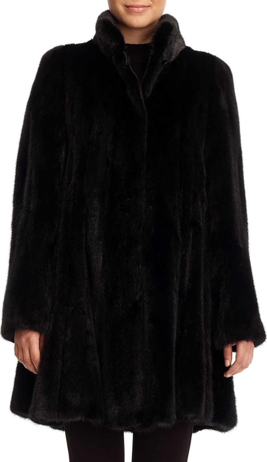 Gorski Mink Fur Stroller Coat