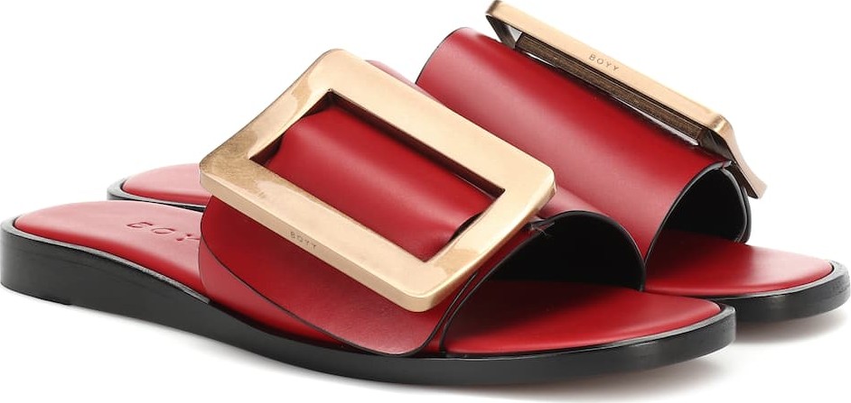 BOYY Buckle leather sandals