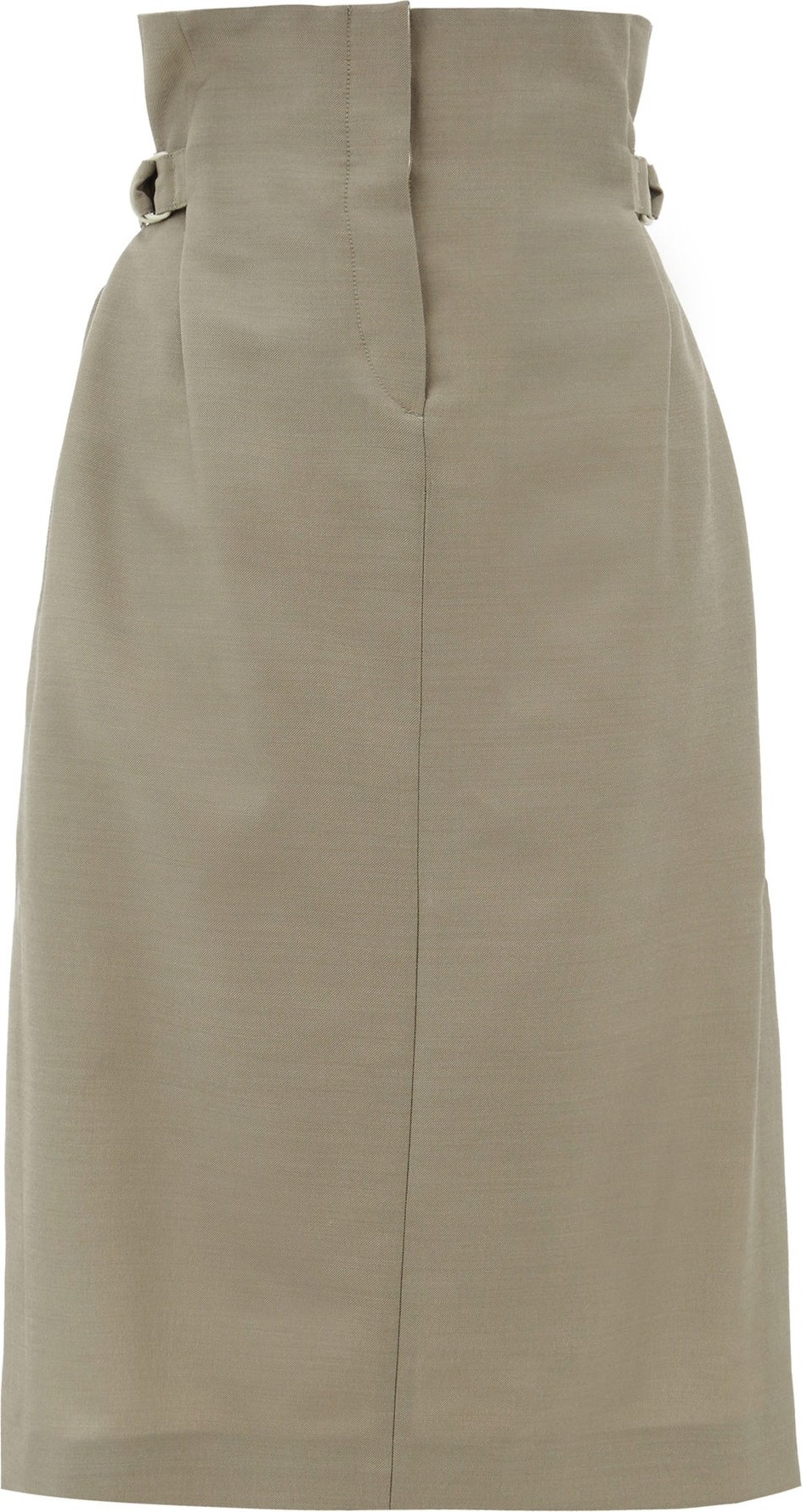 Acne Studios Ippy paper-bag wool-twill skirt