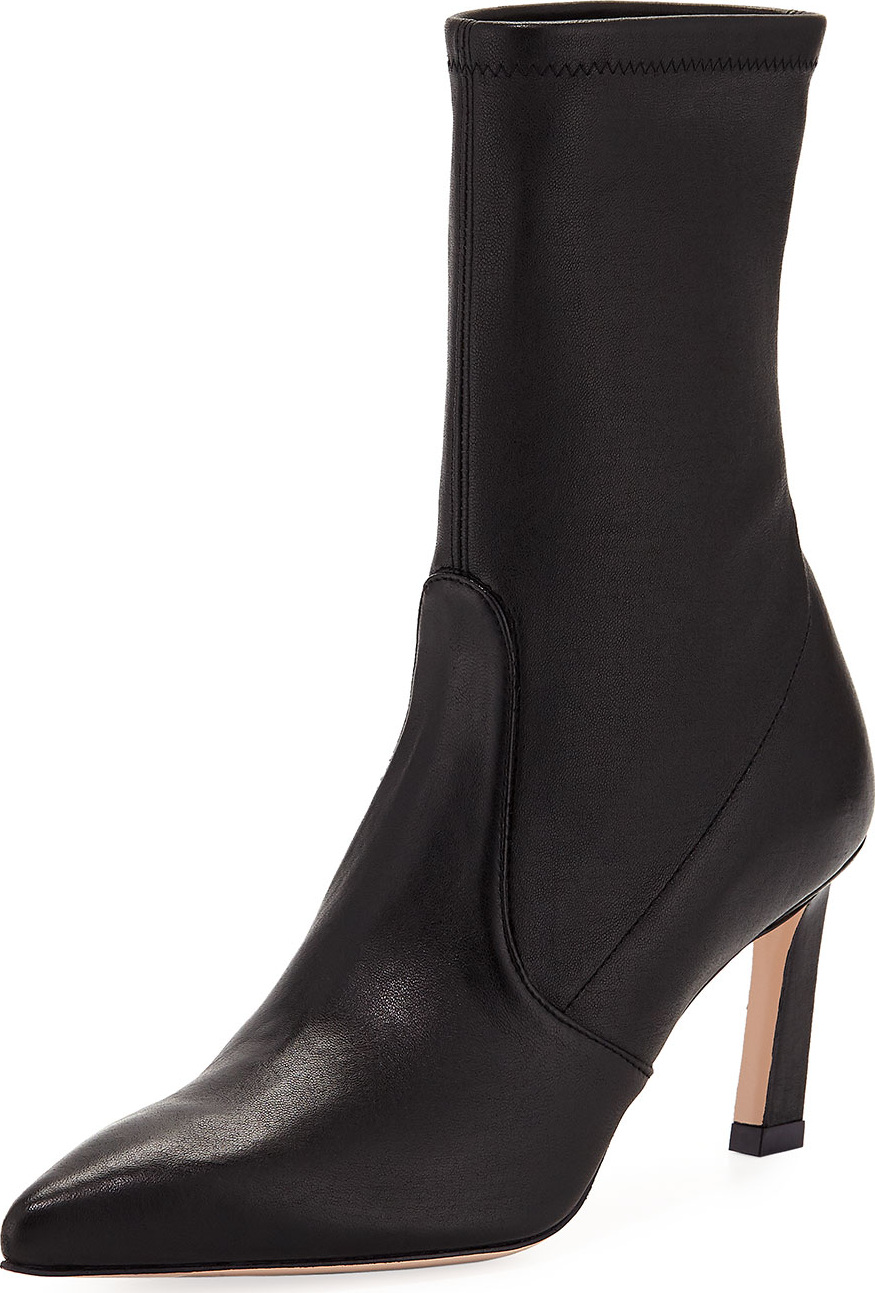 Stuart Weitzman Rapture 75mm Lush Napa Sock Bootie