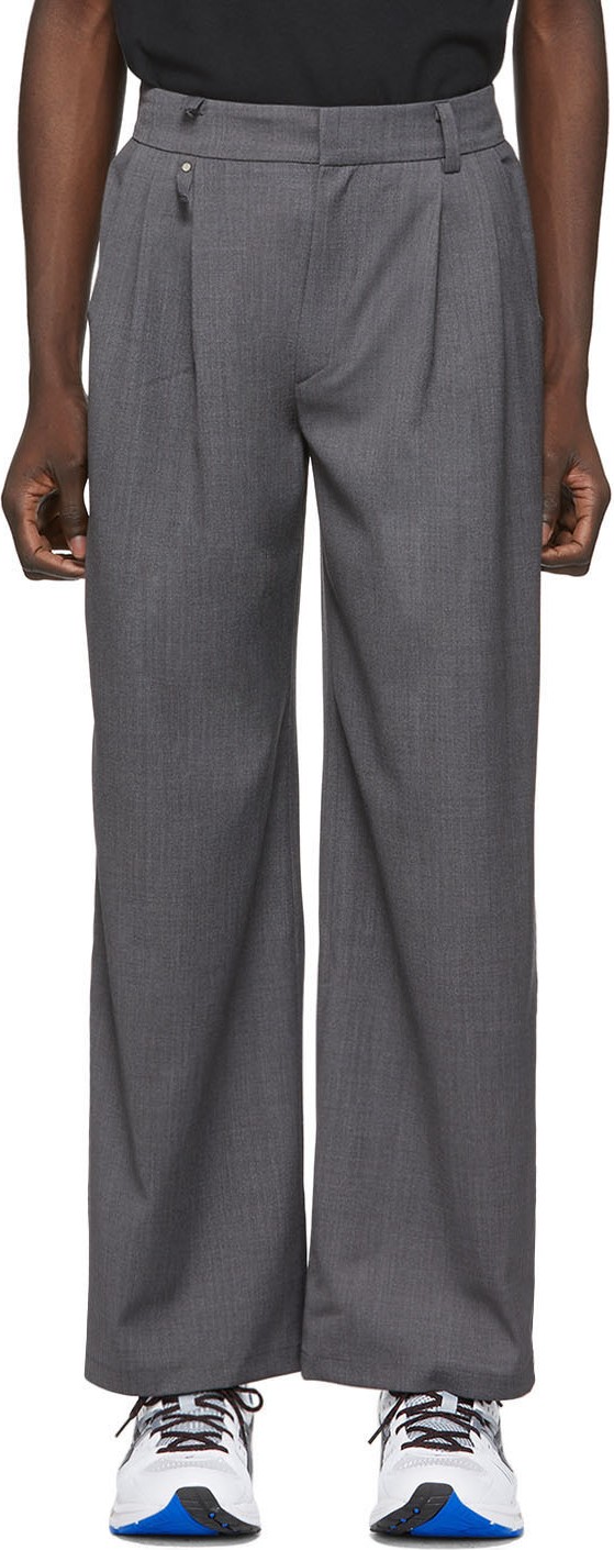 ADER error Grey Two-Way Trousers
