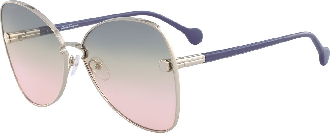 Salvatore Ferragamo Fiore Gradient Cat-Eye Sunglasses