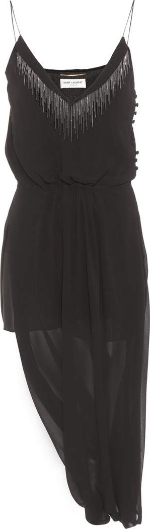 Saint Laurent Sleeveless silk dress