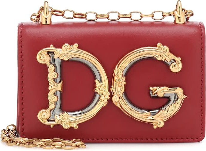 Dolce & Gabbana DG Girls Mini leather shoulder bag
