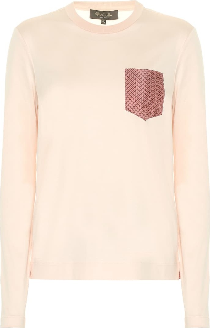 Loro Piana Rhytmic cotton top