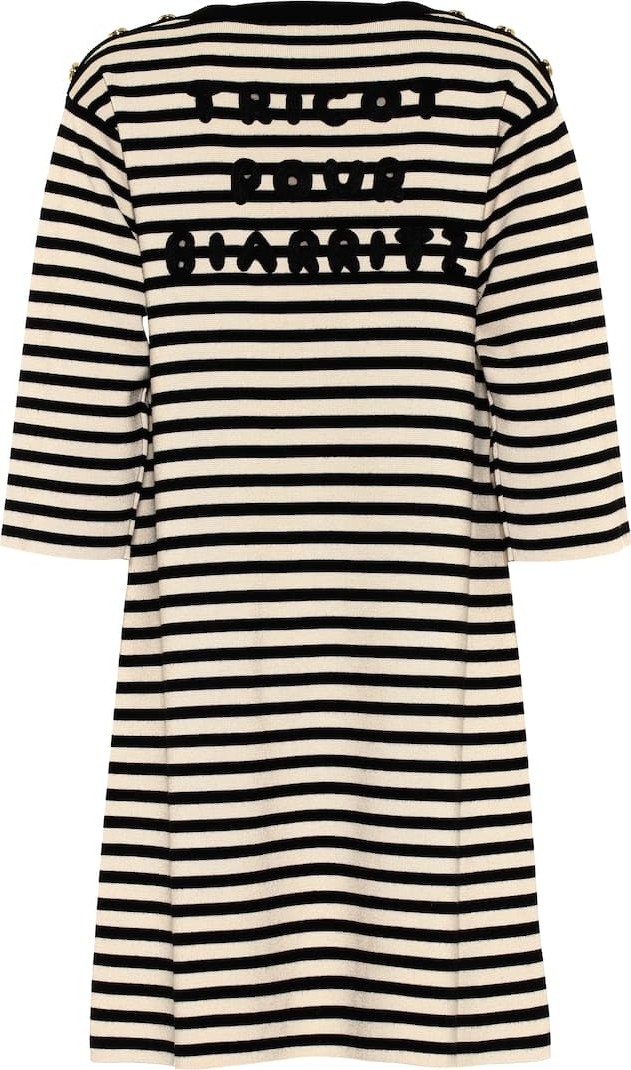 Gucci Striped wool dress