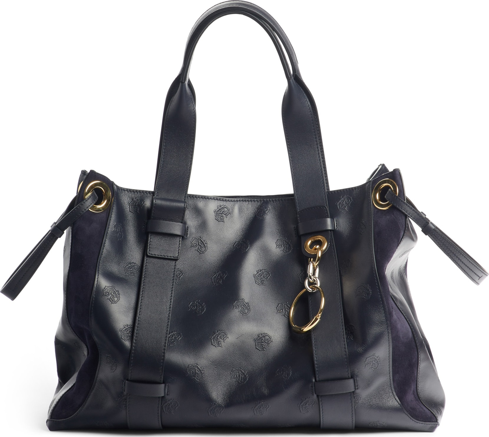 Chloe Medium Tao Embossed Leather Satchel
