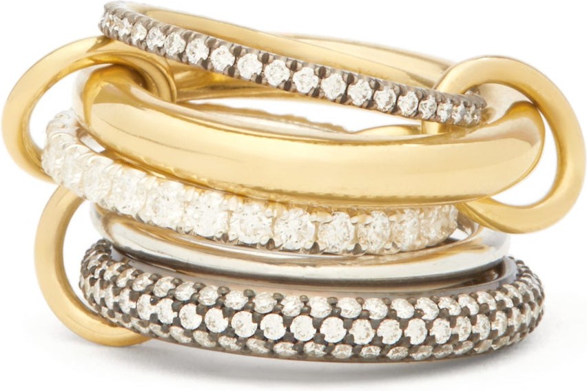 Spinelli Kilcollin Leilani diamond and 18kt gold ring