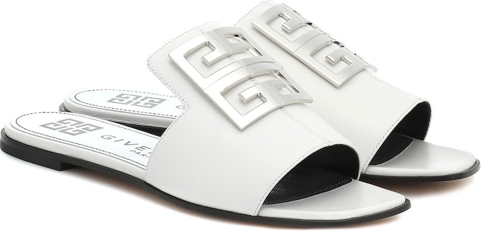 Givenchy 4G leather slides