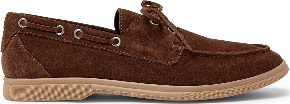 Brunello Cucinelli Suede Boat Shoes