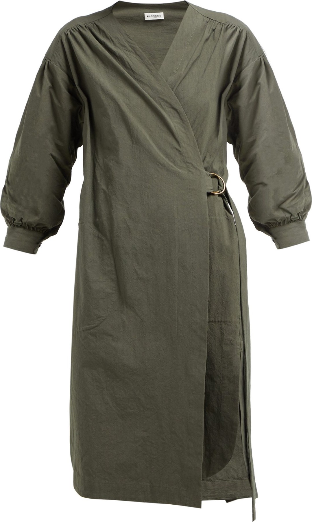 Masscob Marco long-sleeve wrap dress