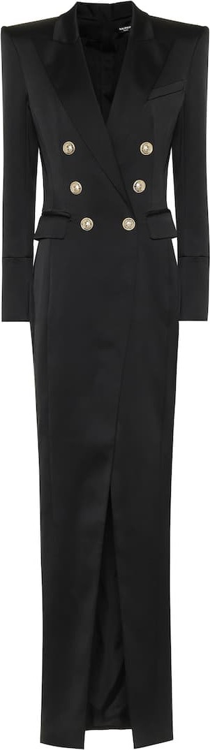 Balmain Crêpe midi dress