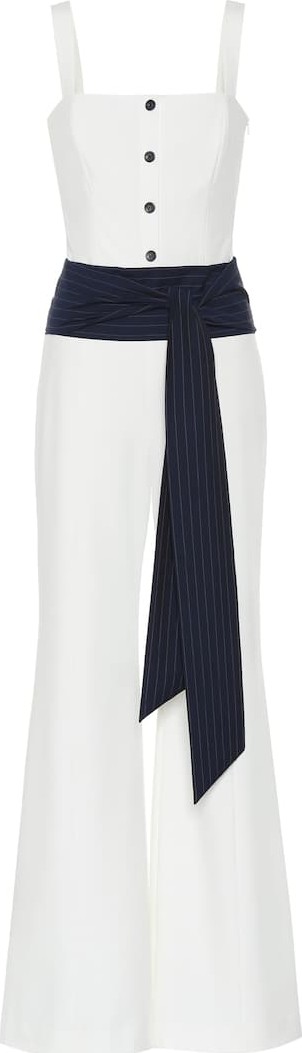 Staud Tao crêpe jumpsuit