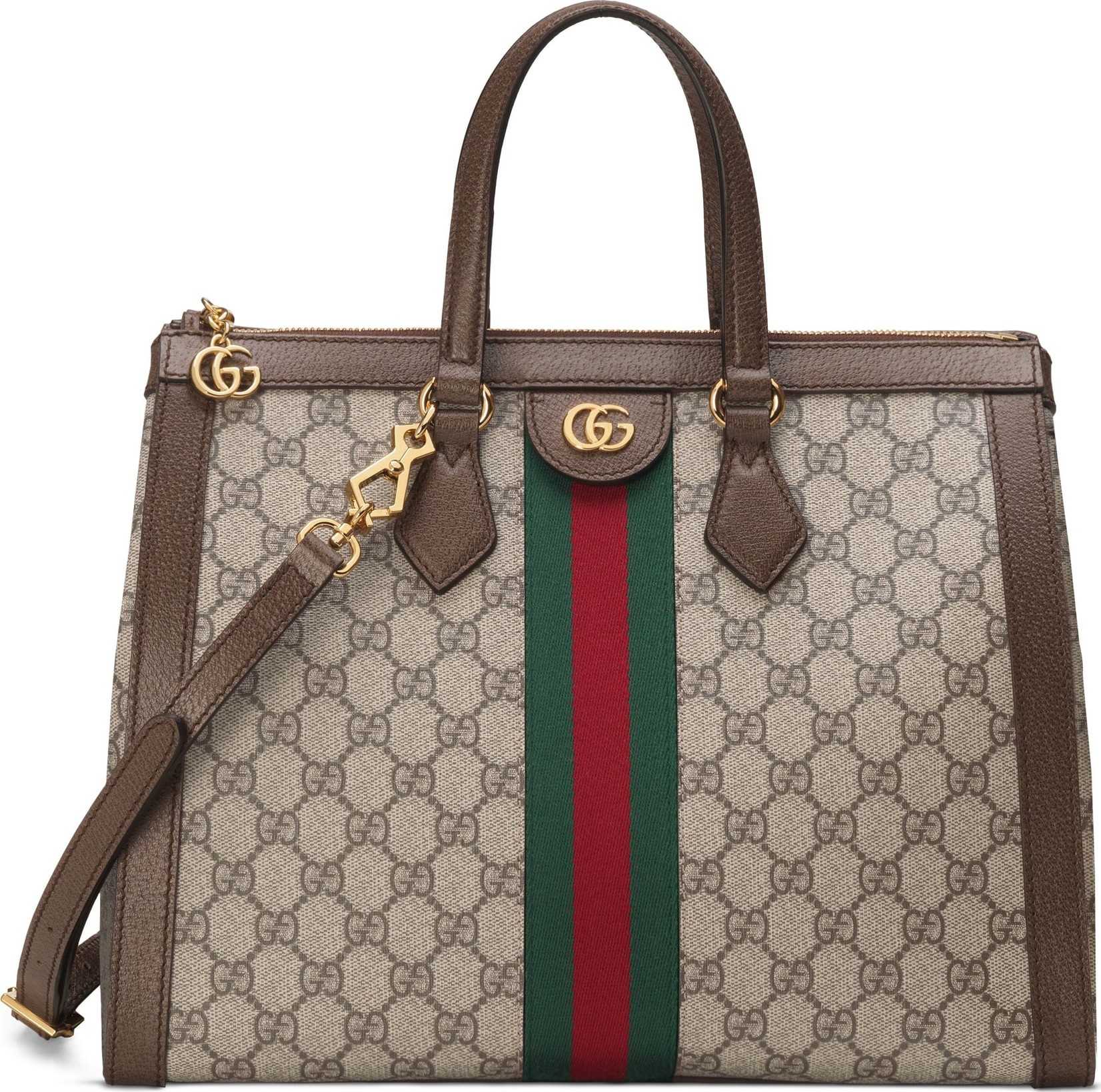 Gucci Medium Ophidia GG Supreme Canvas Satchel