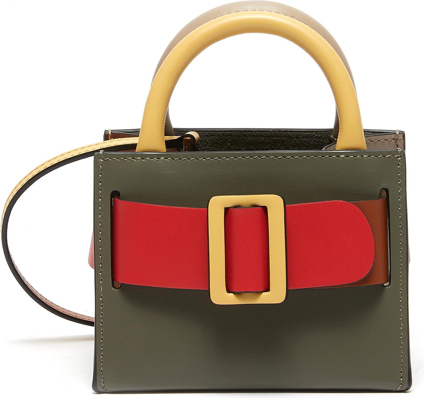 BOYY 'Bobby' Mini Buckled Leather Satchel