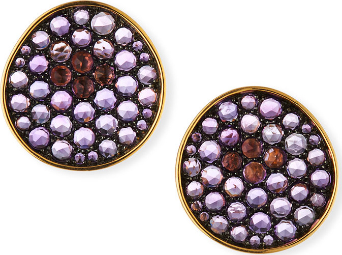 Etho Maria 18k Gold & Amethyst Earrings