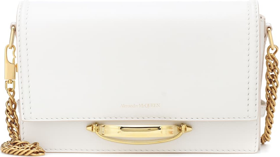 Alexander McQueen The Story leather shoulder bag