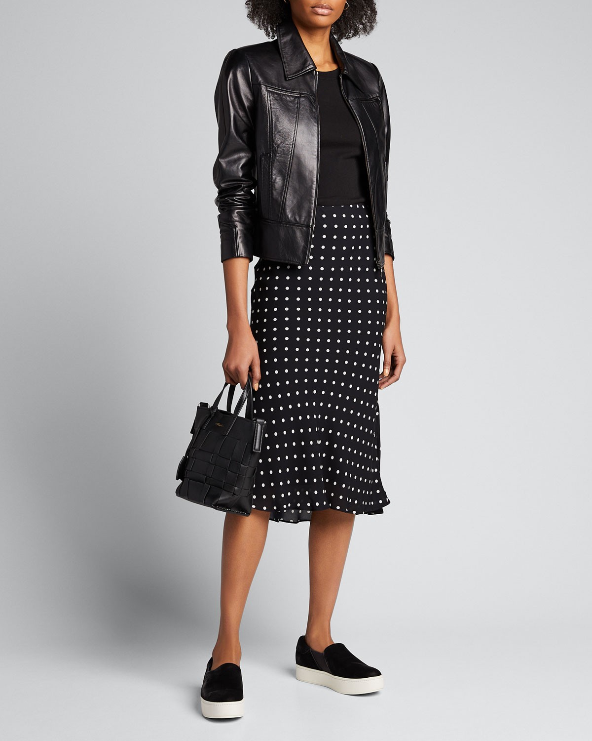 Elie Tahari Alex Dotted Skirt