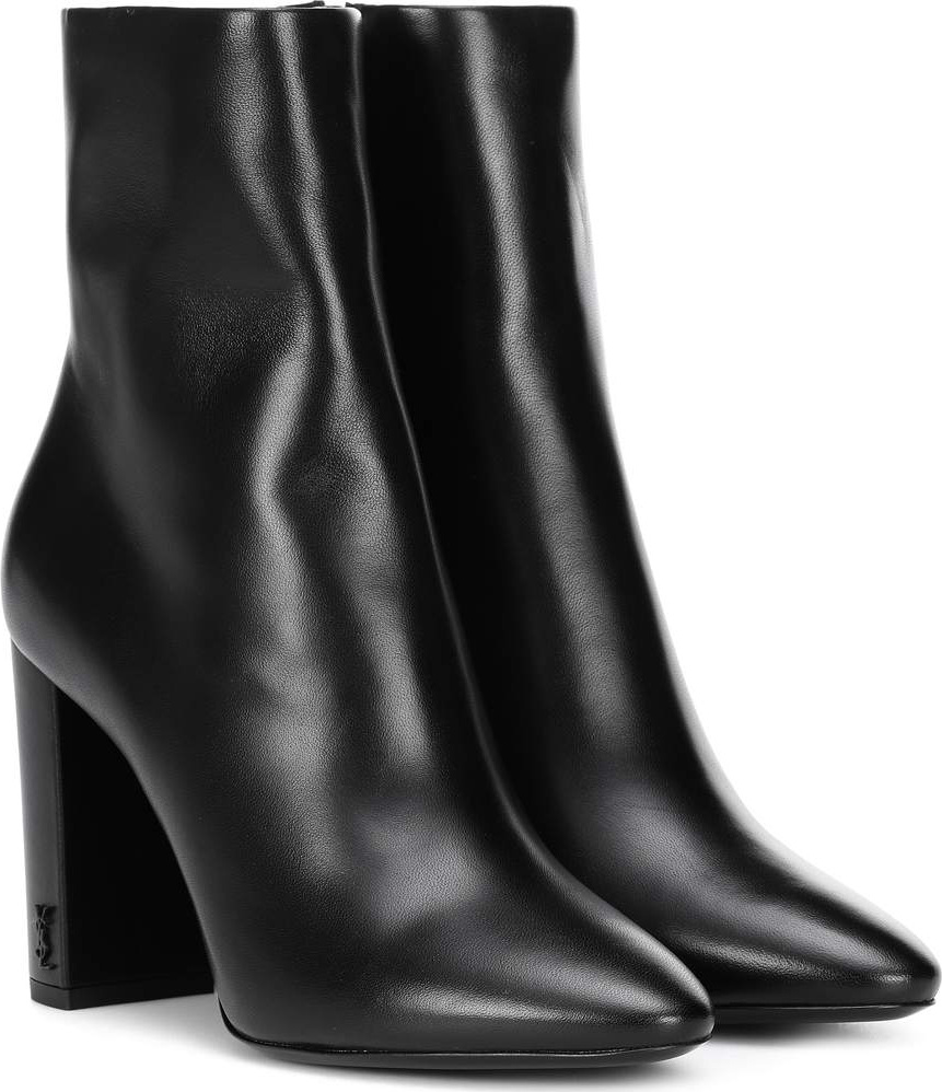 Saint Laurent Lou 95 leather ankle boots