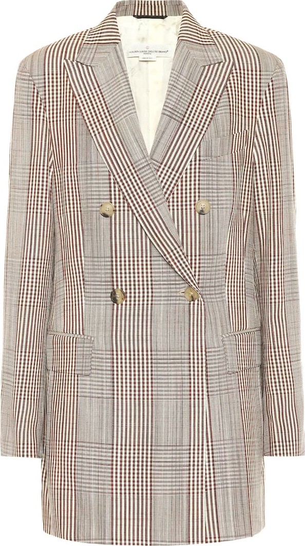 Golden Goose Deluxe Brand Valerie checked blazer
