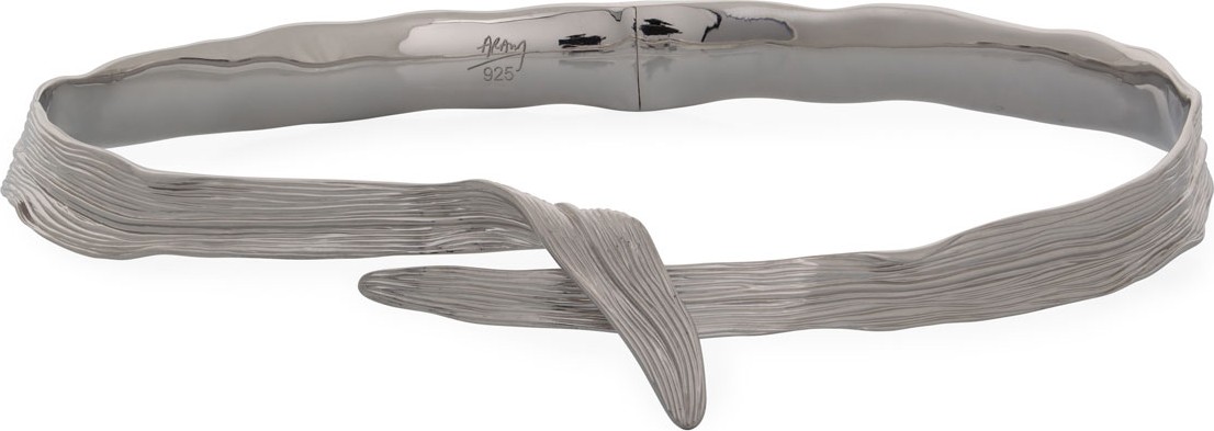 Michael Aram Sterling Silver Palm Collar Necklace