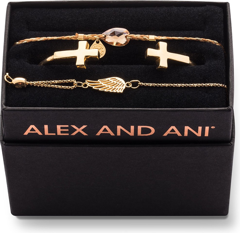 Alex and Ani Cross Cuff Bracelet Gift Set