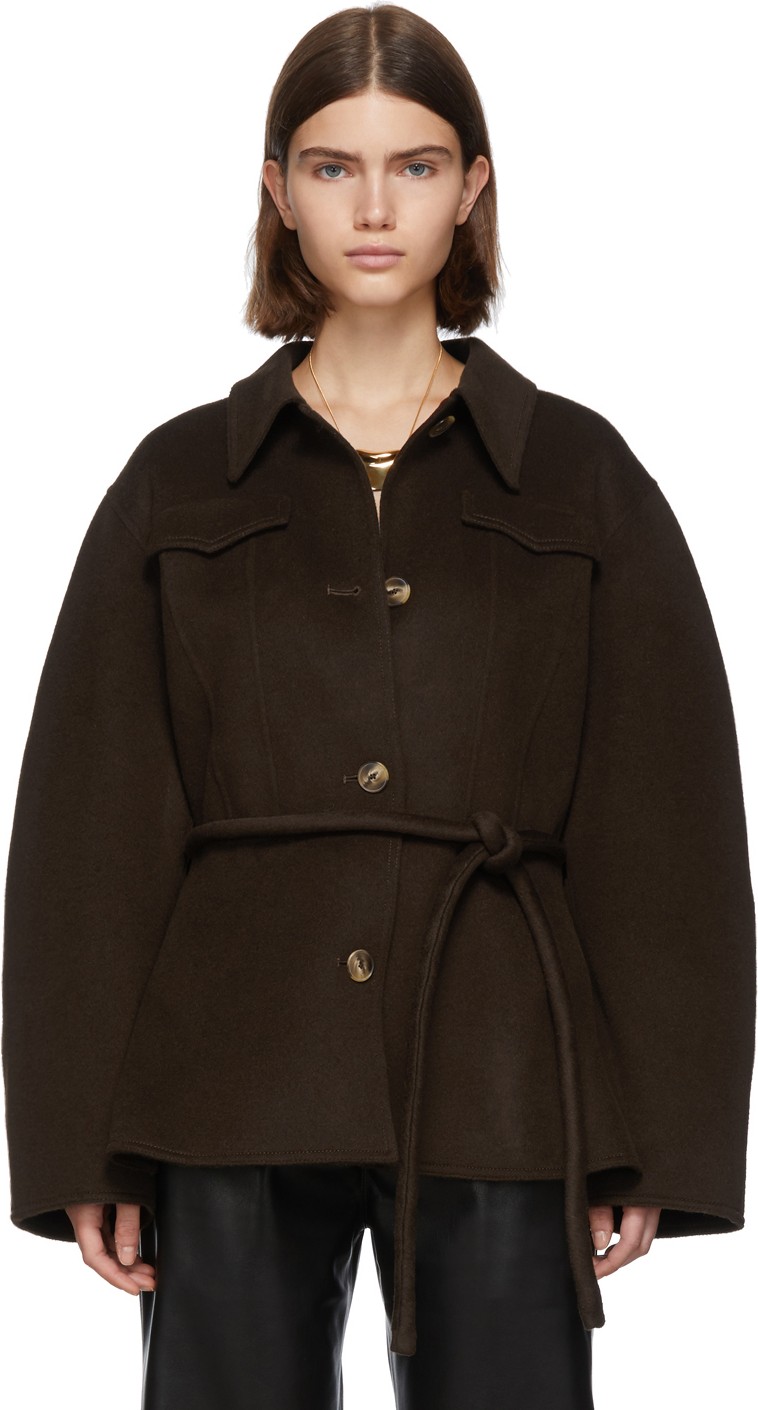 Nanushka Brown Adut Jacket