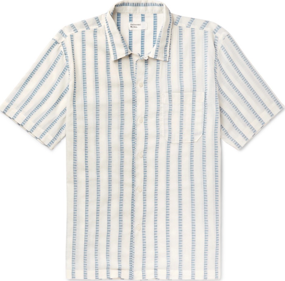 Universal Works Striped Cotton Shirt