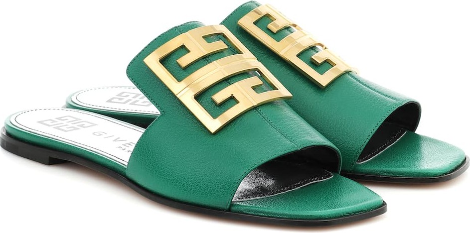 Givenchy 4G leather slides