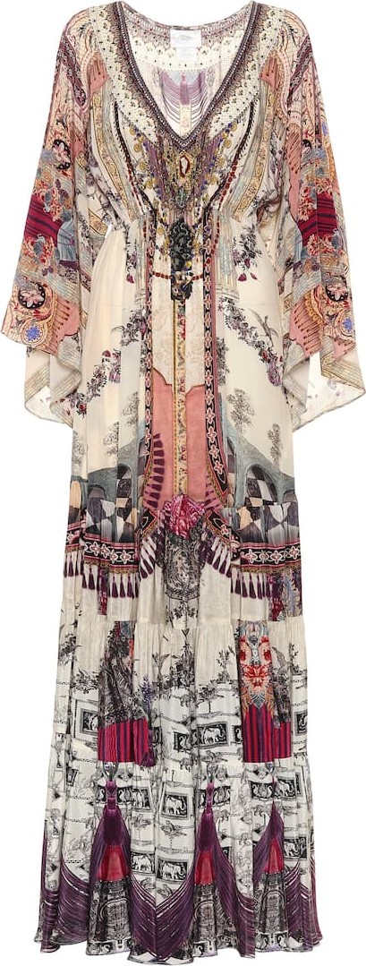 Camilla Printed silk dress