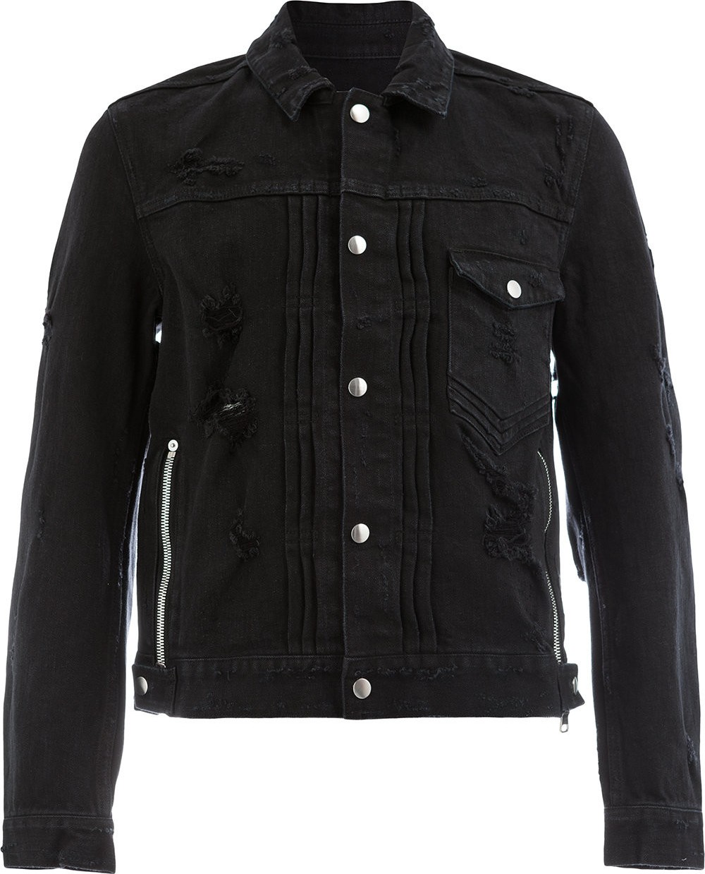 Balmain distressed denim jacket