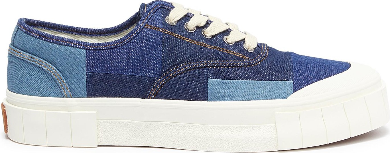 Good News London Slider' low top denim sneakers