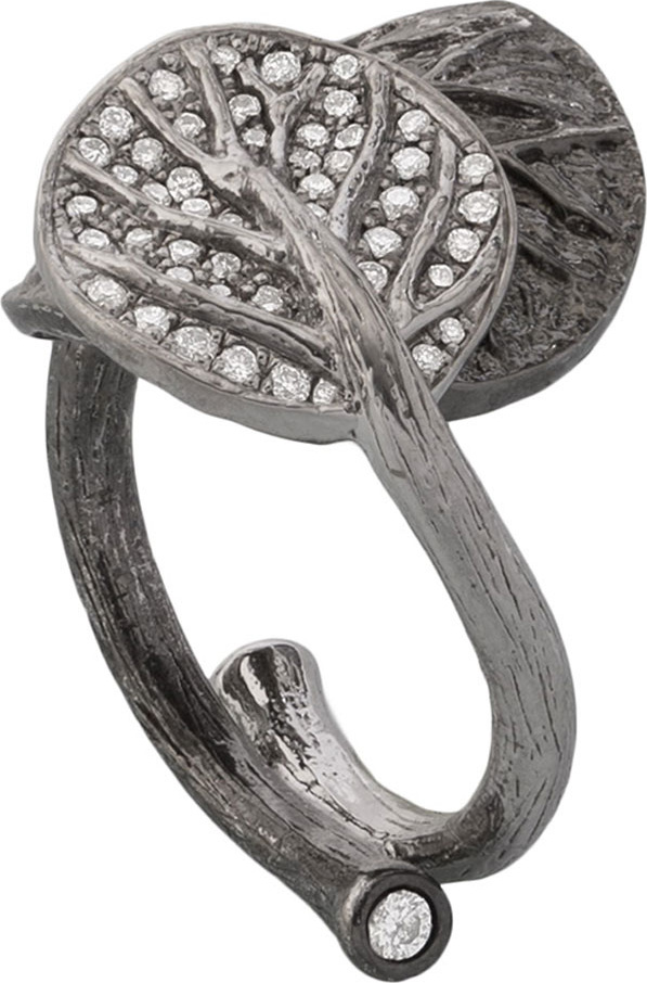 Michael Aram Botanical Double-Leaf Ring