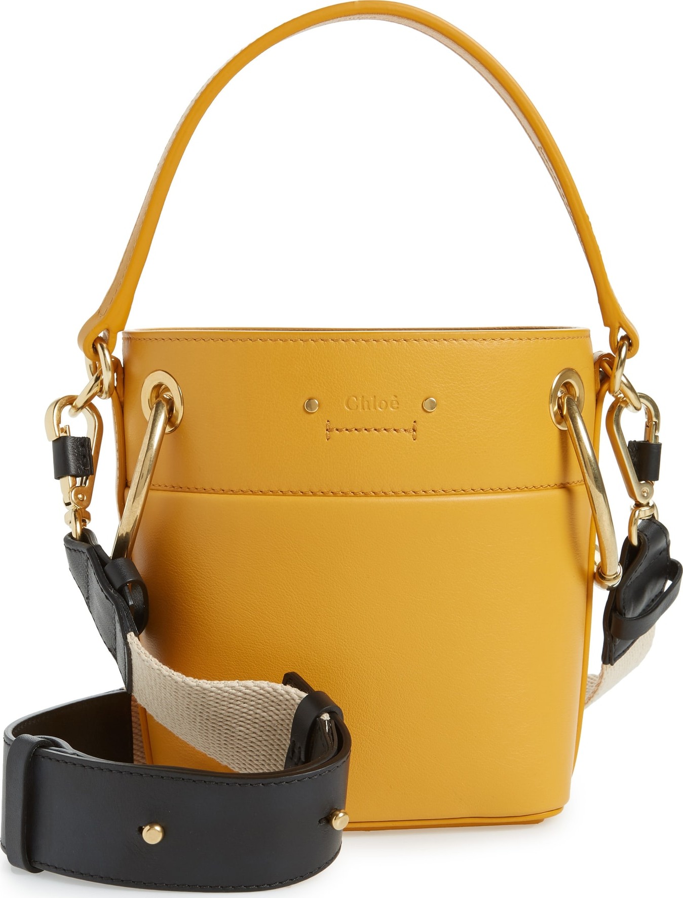 Chloe Roy Small Leather Bucket Bag