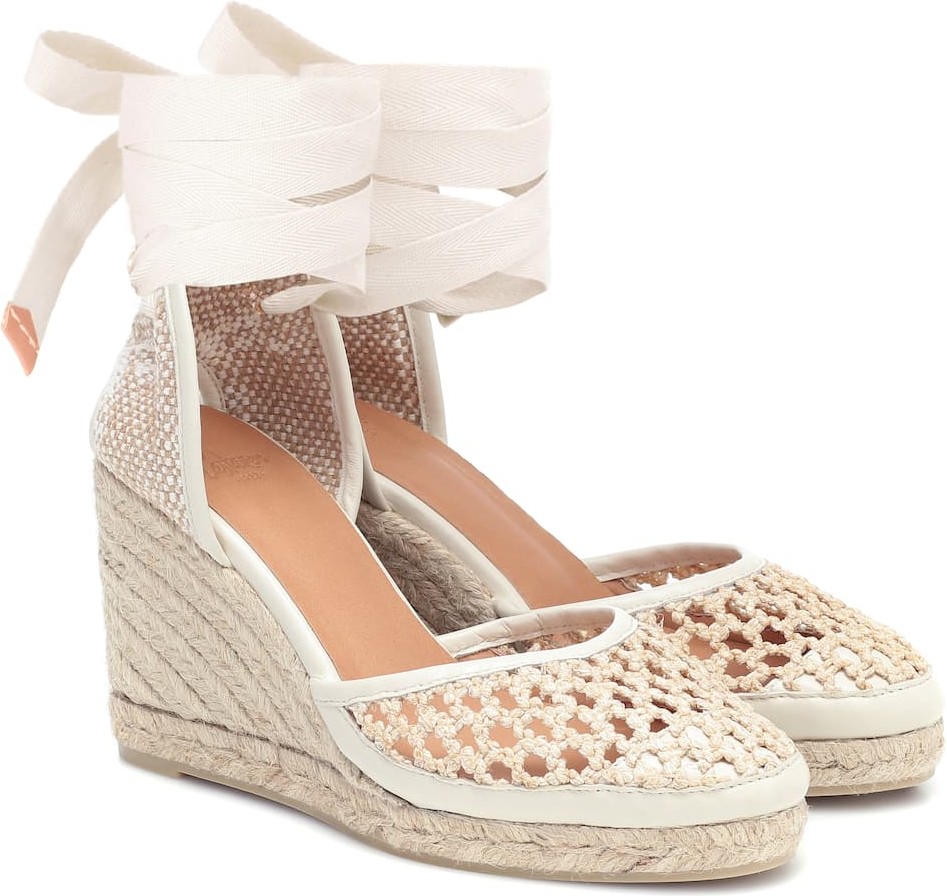 Castaner Carola woven wedge espadrilles