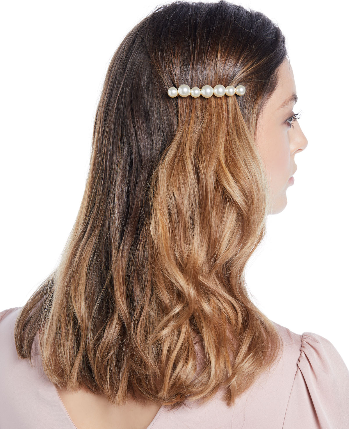 Jennifer Behr Gretal Glass Pearl Barrette