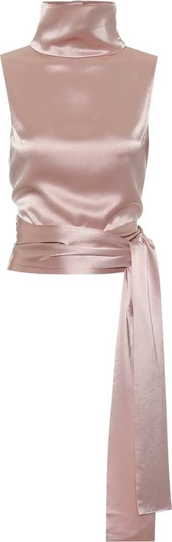 Galvan Luna satin top