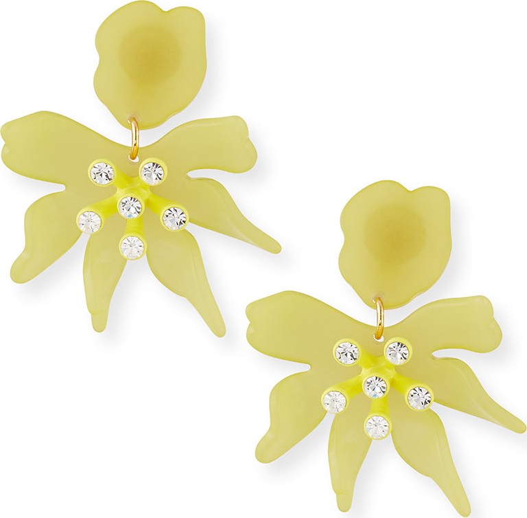 Lele Sadoughi Daffodil Statement Earrings