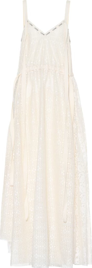 LOEWE Lace maxi dress
