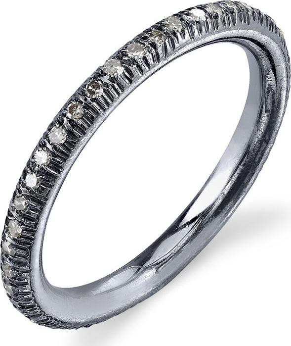 Sheryl Lowe SINGLE STACK DONUT RING SZ8.